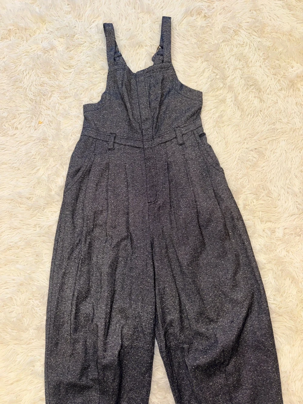 NEW Free People Leonie Menswear One-Piece jumpsuit sz XS